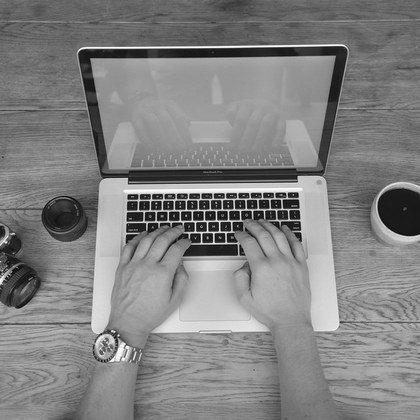 Email tasks — illustrative photograph