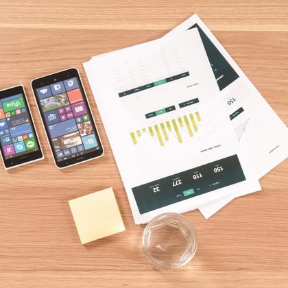 Spreadsheets tasks — illustrative photograph